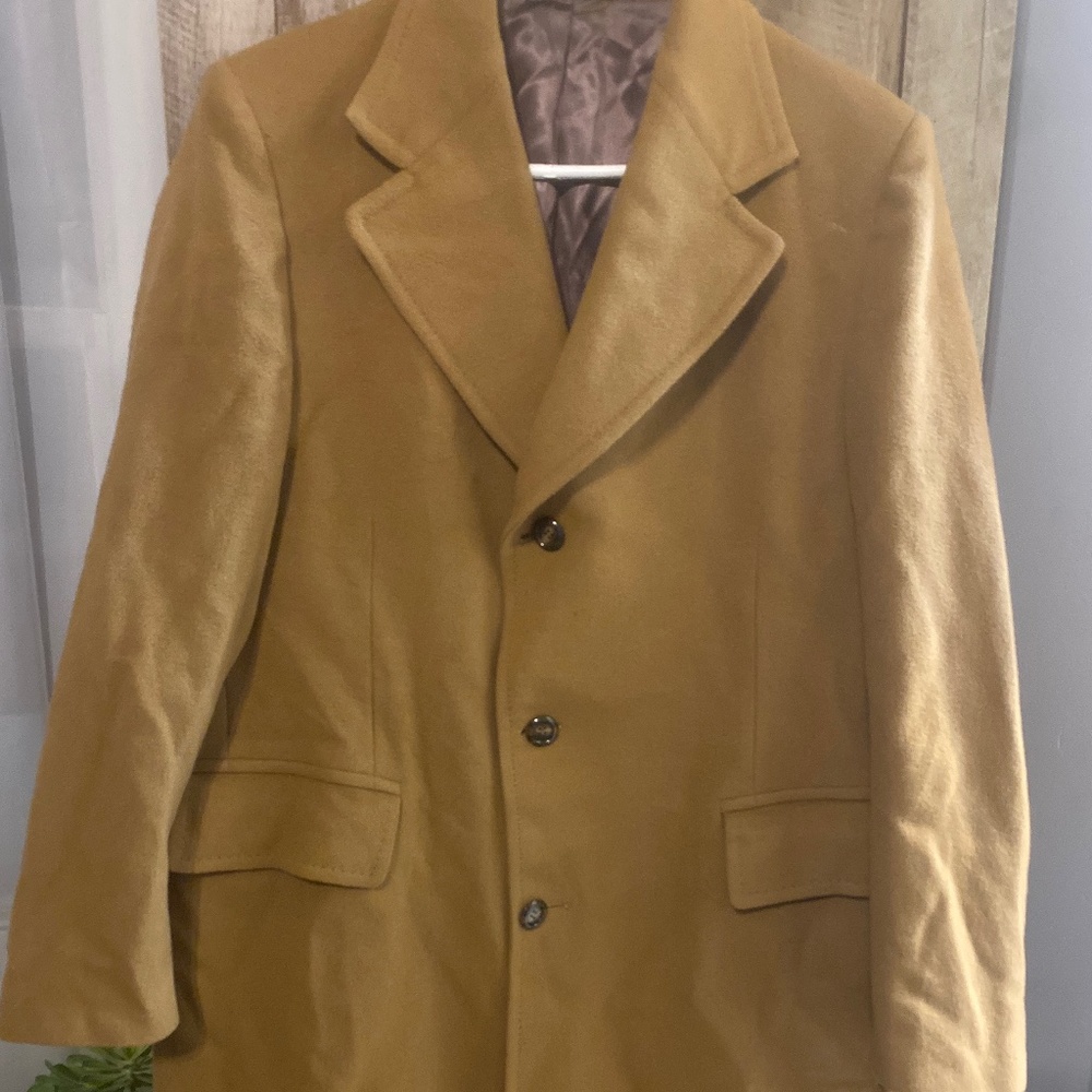 Karamai 100% Cashmere vintage 1949 overcoat trench coat